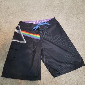 Pink Floyd Black Board Shorts